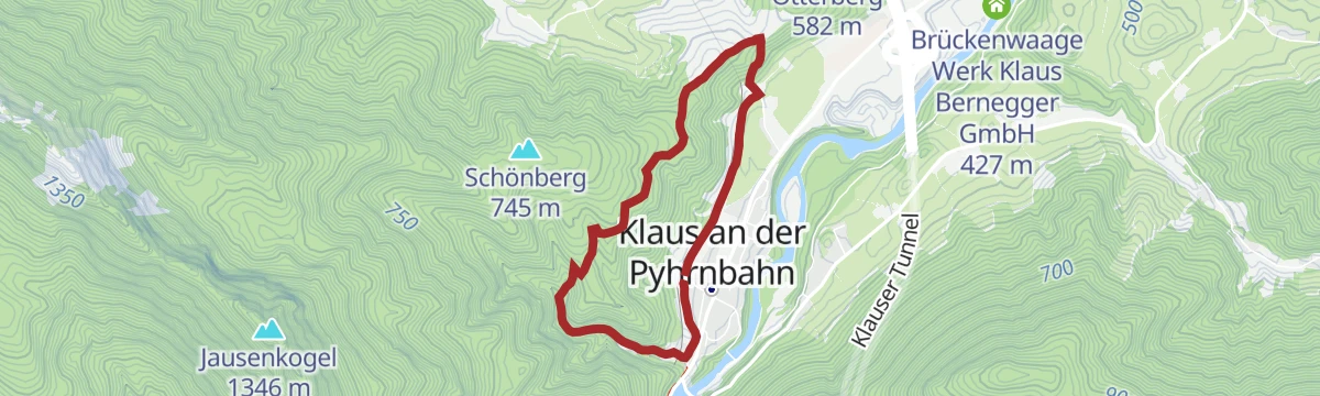 Route map: Rundwanderweg Schönberg